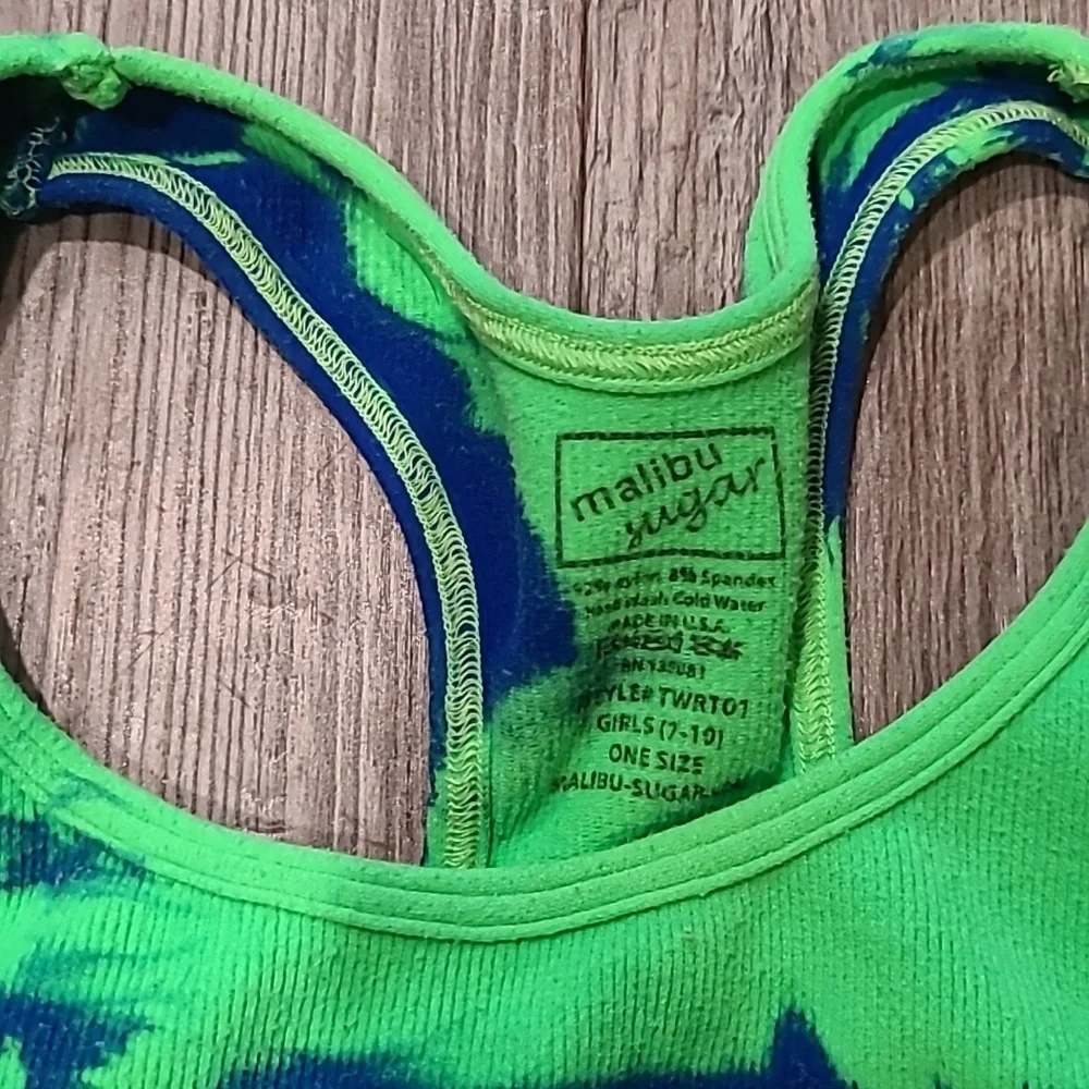 Justice Green and Blue Kids Matching Set Size 10